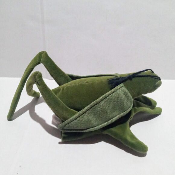 Folkmanis Folktails Grasshopper Glove Puppet-Furry Folk-Realistic-13 Inch - Picture 3 of 9